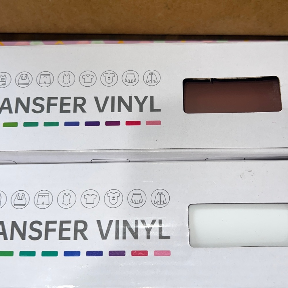 2 PACK Vinyl Rus Heat Transfer Vinyl-12” x 20 ft Vinyl Roll